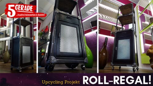 DIY upcycling Regal im Industrial - Design selber machen