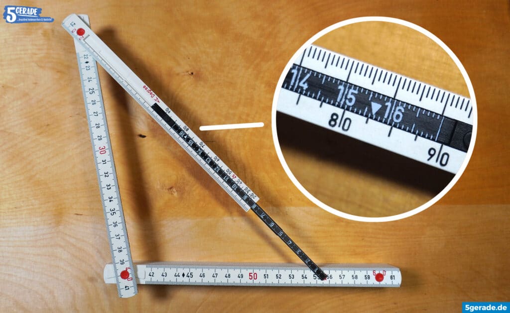Drehwinkel Messer Messgerät 1/2 Winkelmesser Gradmesser